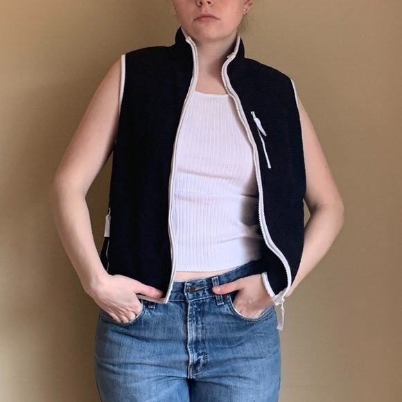 Vintage Zip-up Vest - Picture 1 of 11